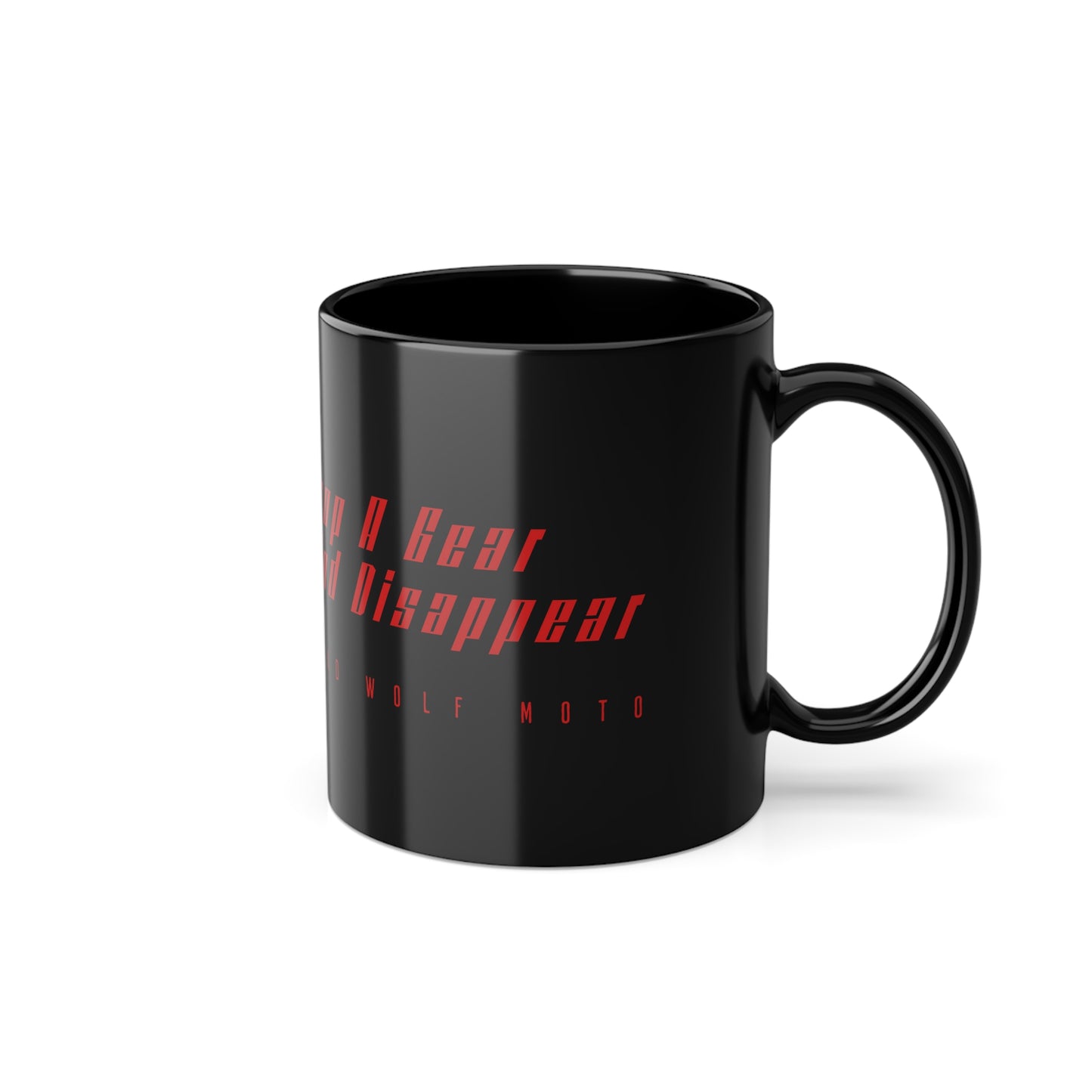 Drop A Gear Black Mug 11oz