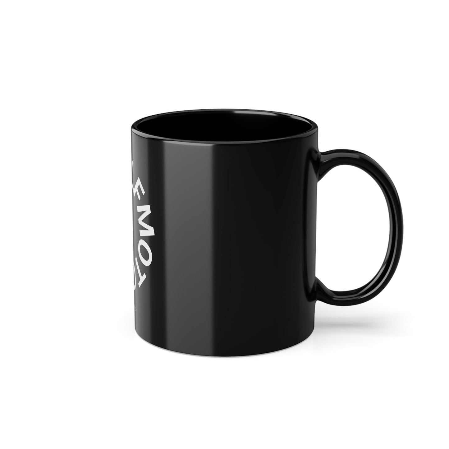 ROAD WOLF MOTO Circle of Doom Black Mug 11oz
