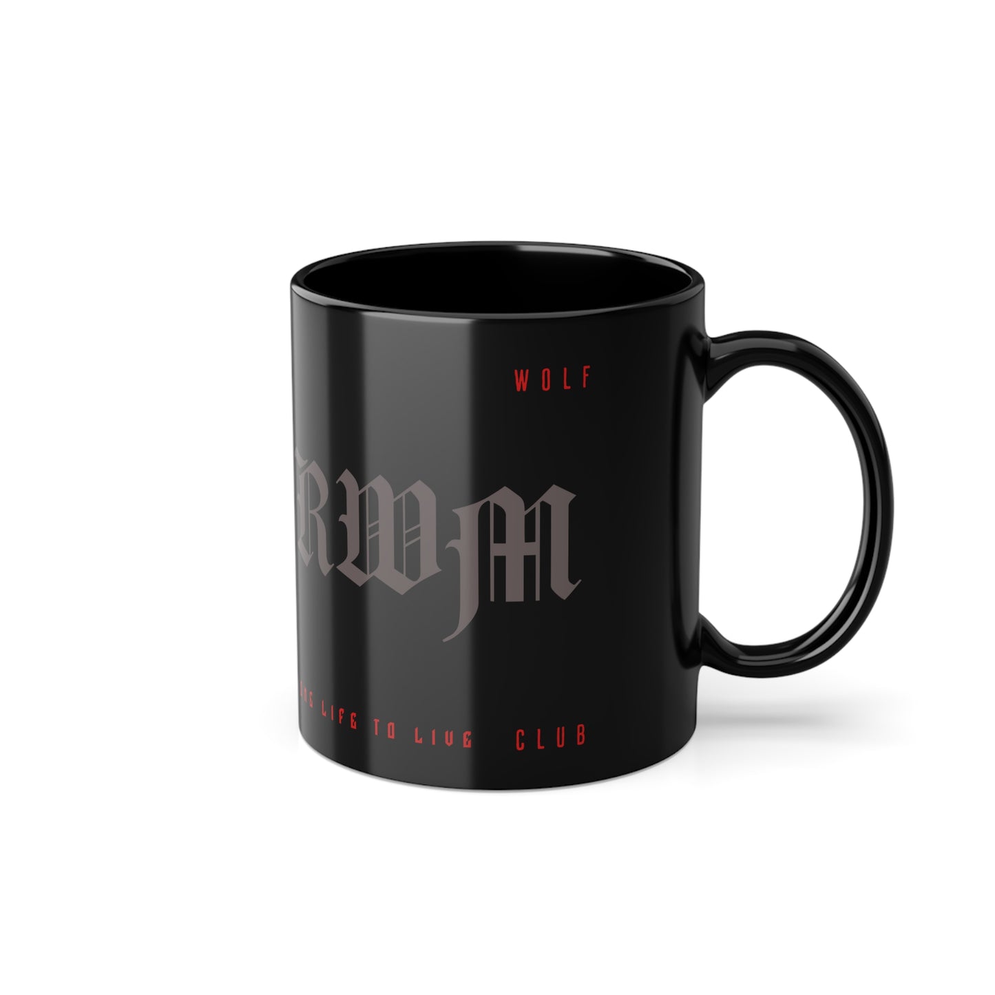1 Life To Live Black Mug 11oz
