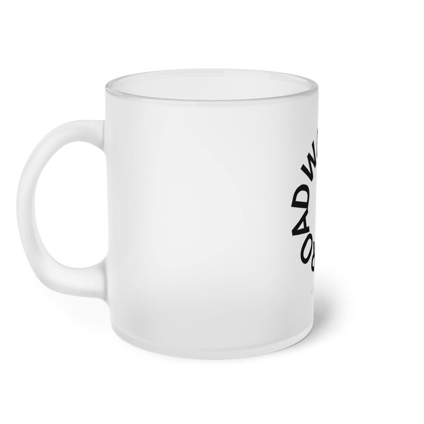 RWM Circle of Doom Frosted Glass Mug 11oz