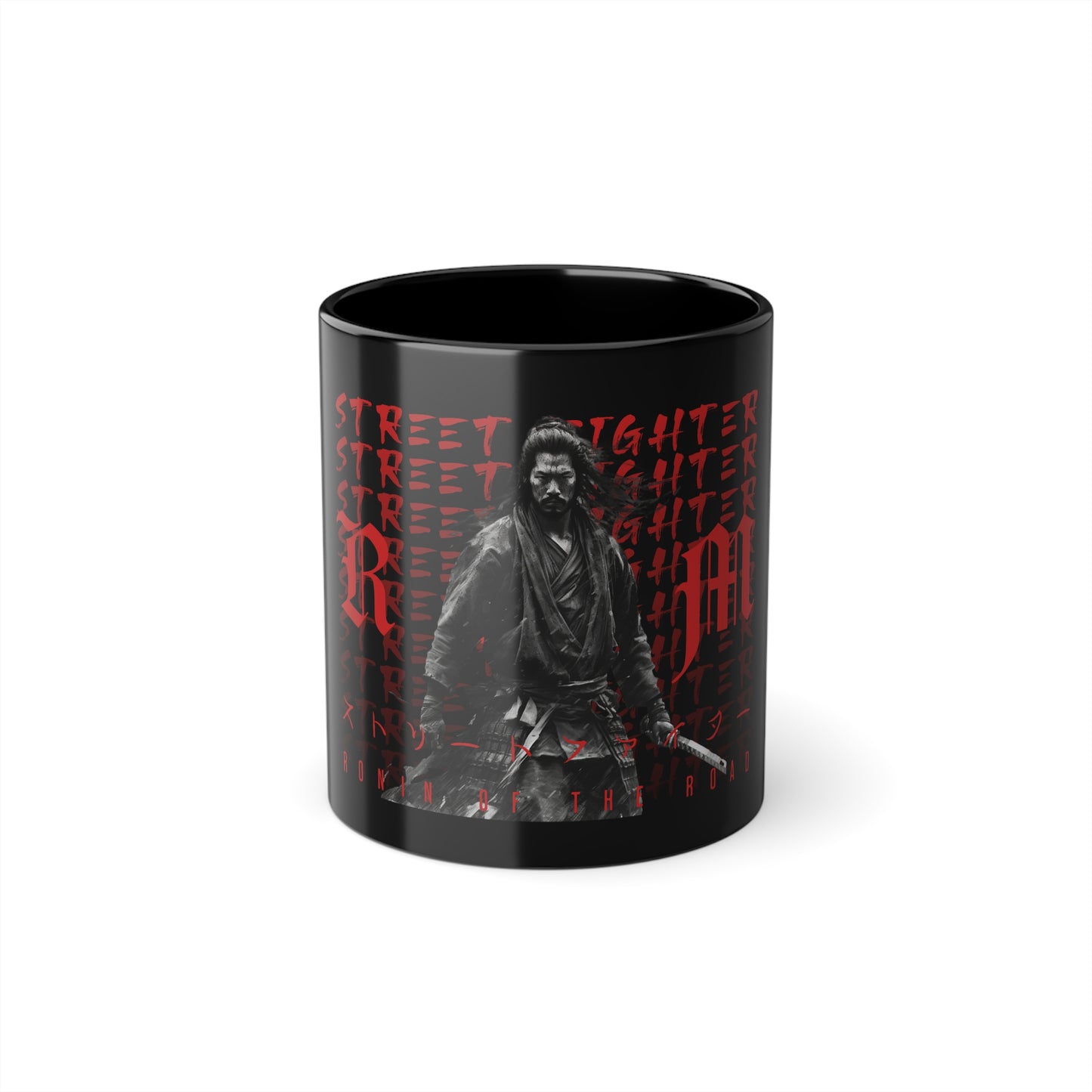 Street Fighter Black Mug 11oz