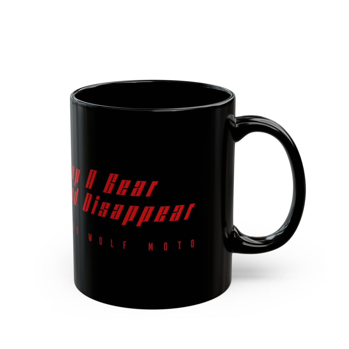 Drop A Gear Black Mug 11oz US