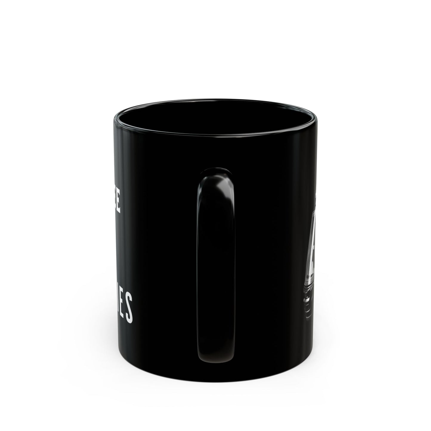 Coffee & Twisties Black Mug 11oz US