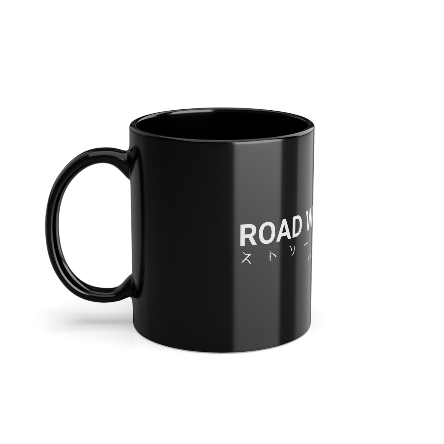 ROAD WOLF MOTO Black Mug 11oz