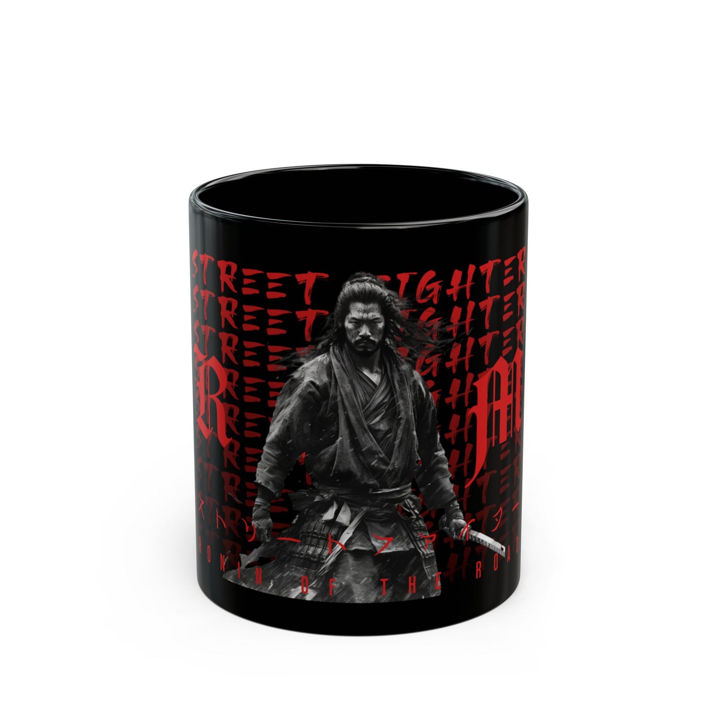Street Fighter Black Mug 11oz US
