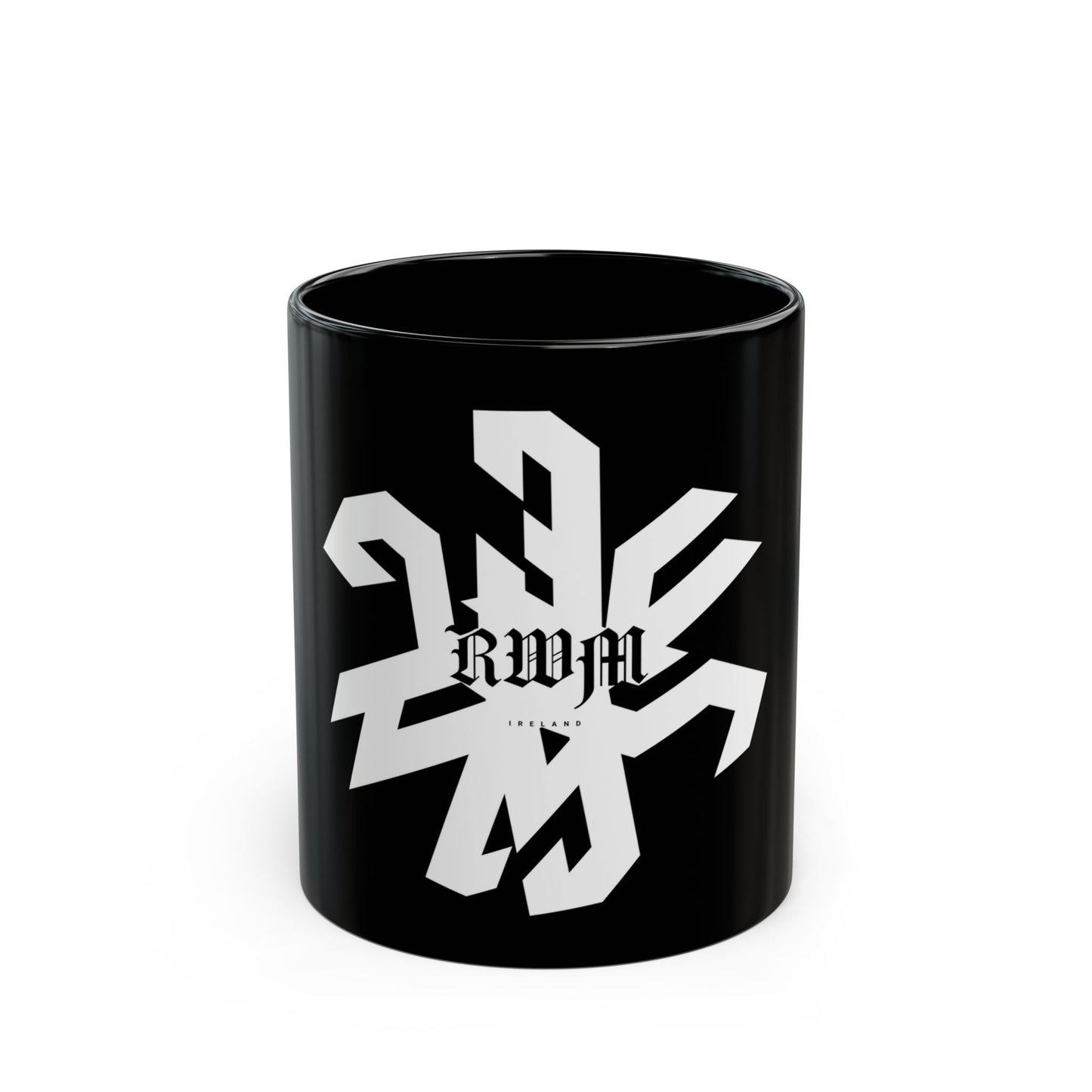 Revolves Around 1N23456 Black Mug 11oz US