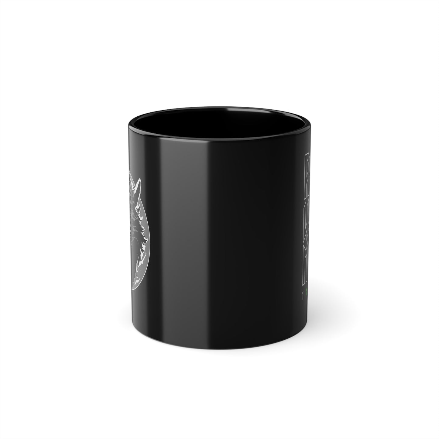 Road Wolf Moto FORZA 1N23456 Black Mug 11oz
