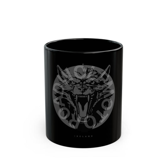 Road Wolf Circle of Doom 11oz black mug