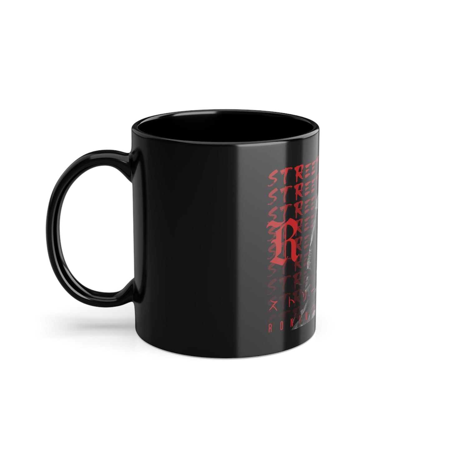 Street Fighter Black Mug 11oz