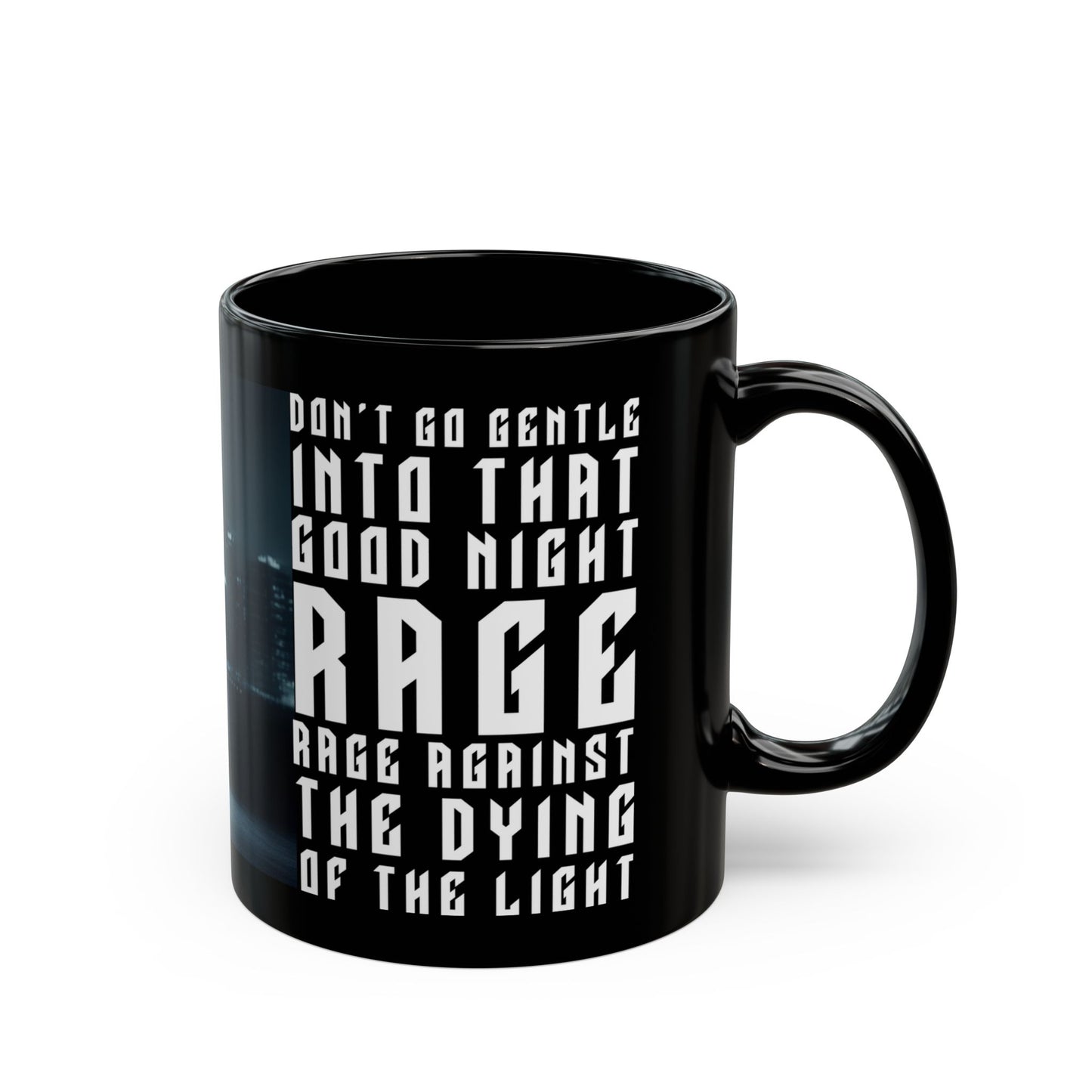 Rage Against Black Mug 11oz US
