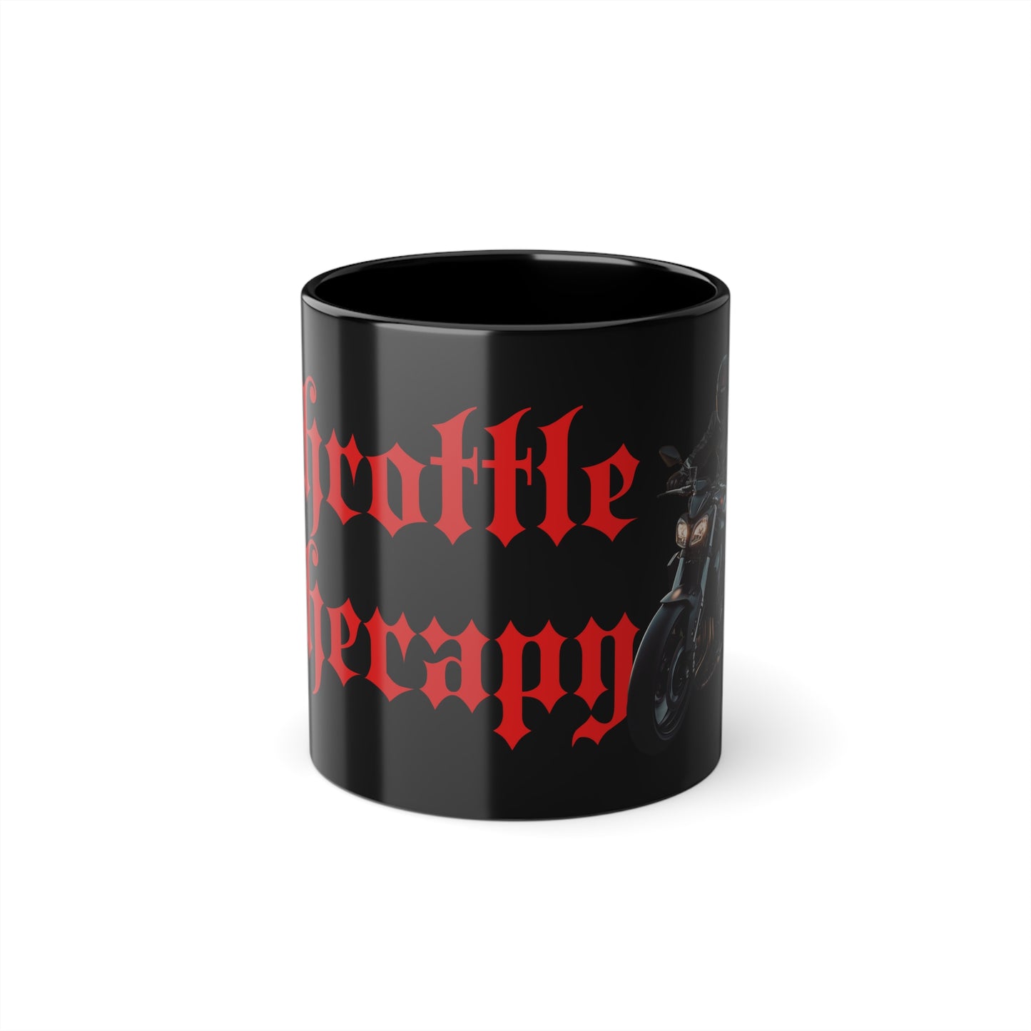 Throttle Therapy Black Mug 11oz