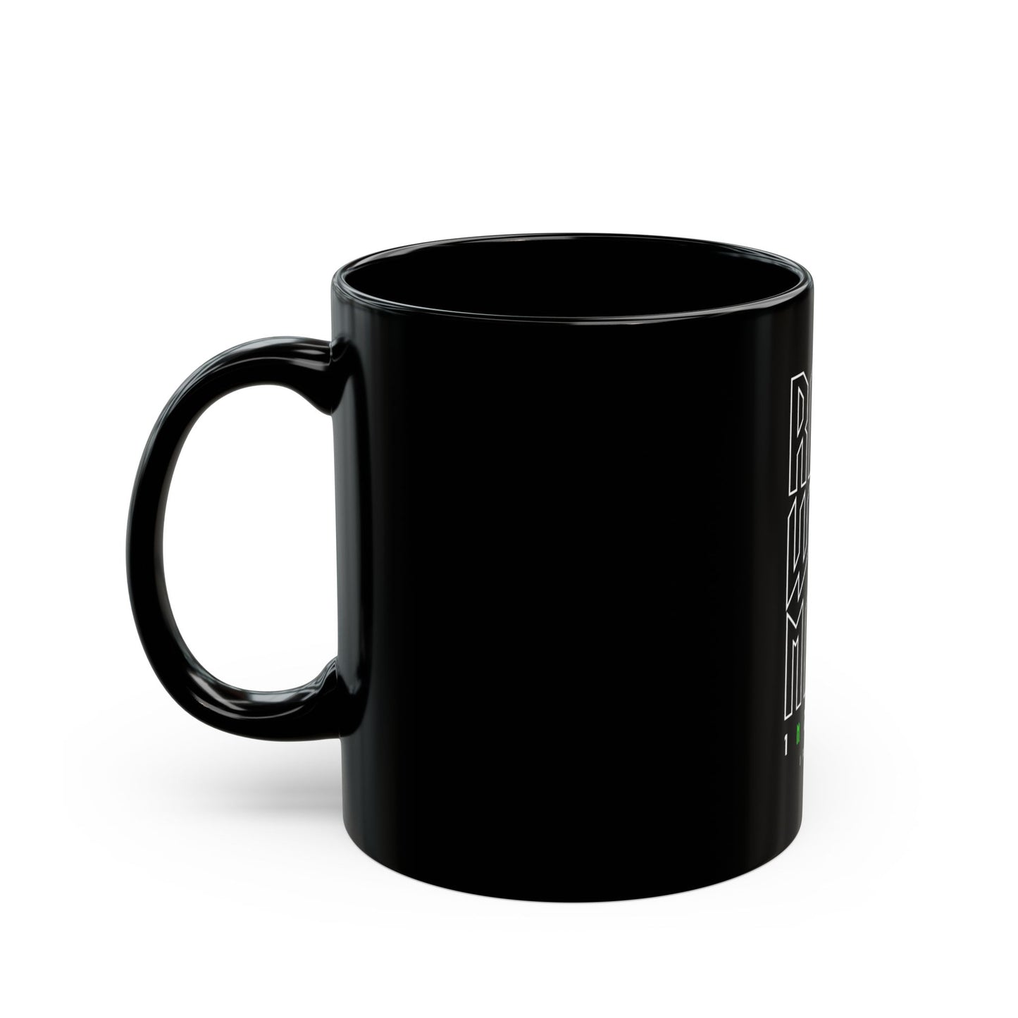 Road Wolf Moto 1N23456 Black Mug 11oz US