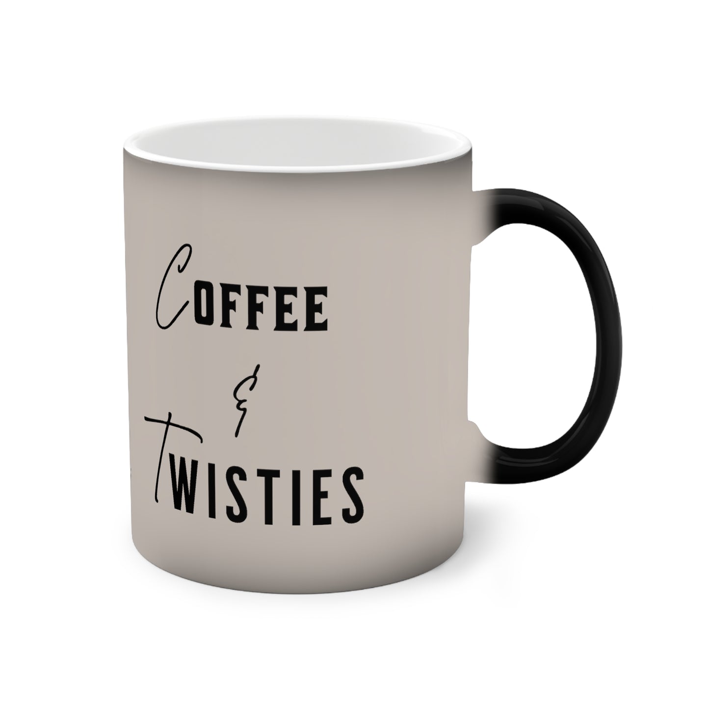 Coffee & Twisties Color-Changing Mug 11oz