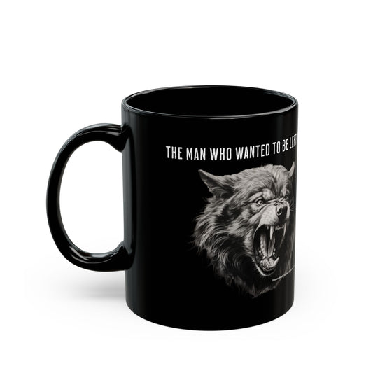 Leave Me Alone Black Mug 11oz US