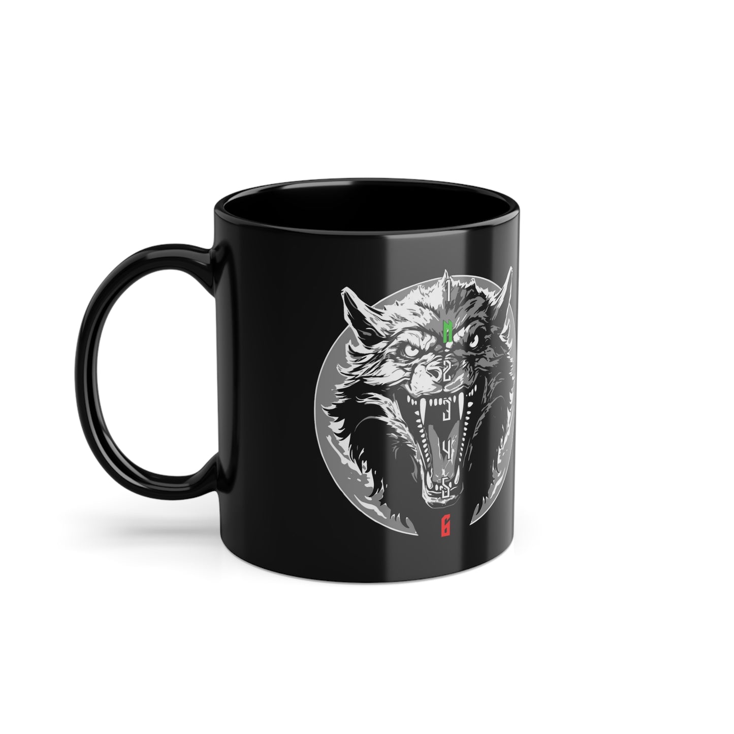 RWM 1N23456 Black Mug 11oz