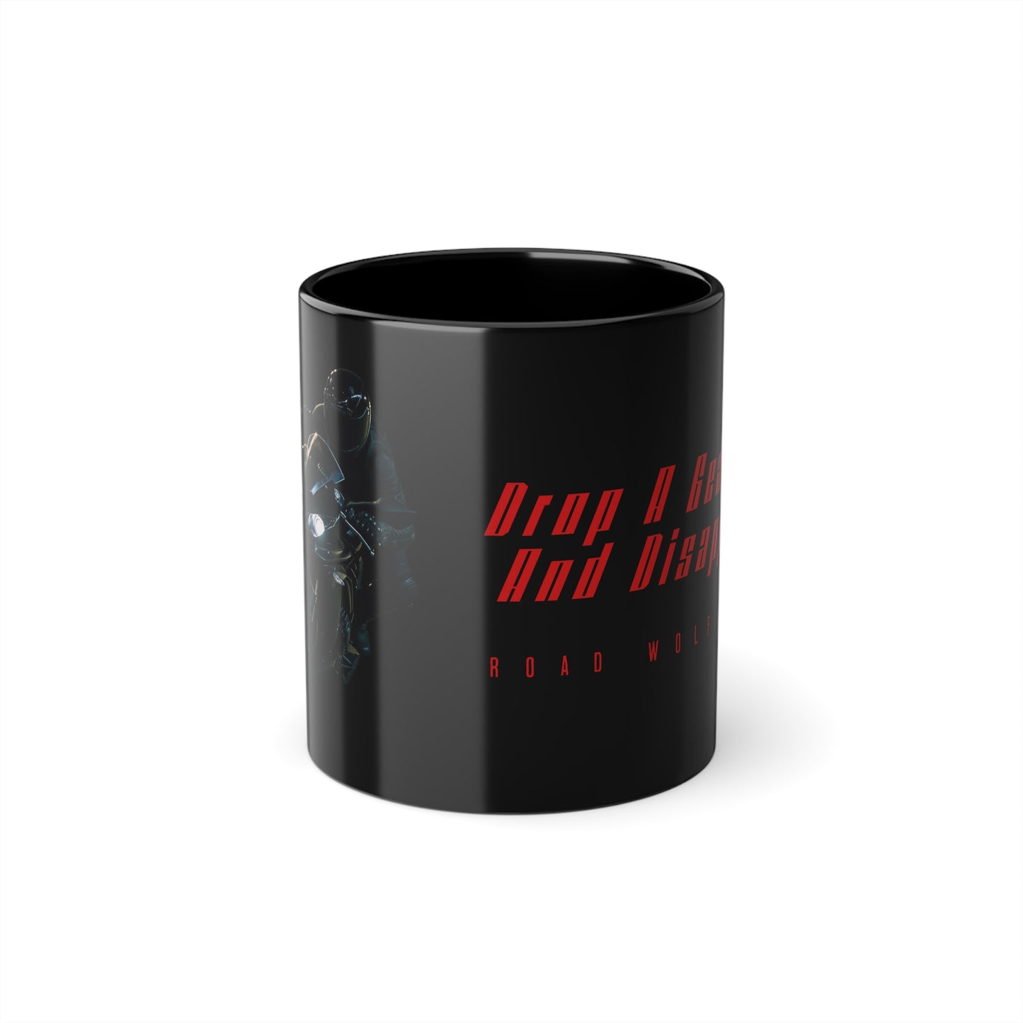 Drop A Gear Black Mug 11oz