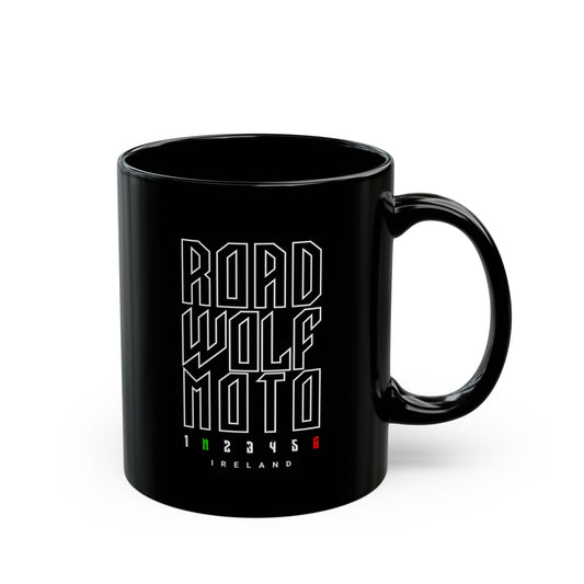 Road Wolf Moto 1N23456 Black Mug 11oz US