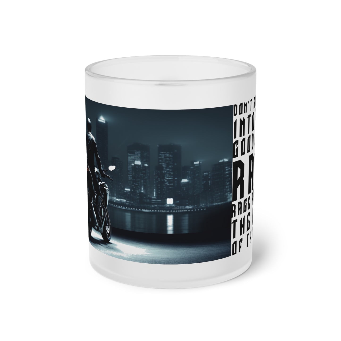 RAGE AGAINST Frosted Glass Mug 11oz