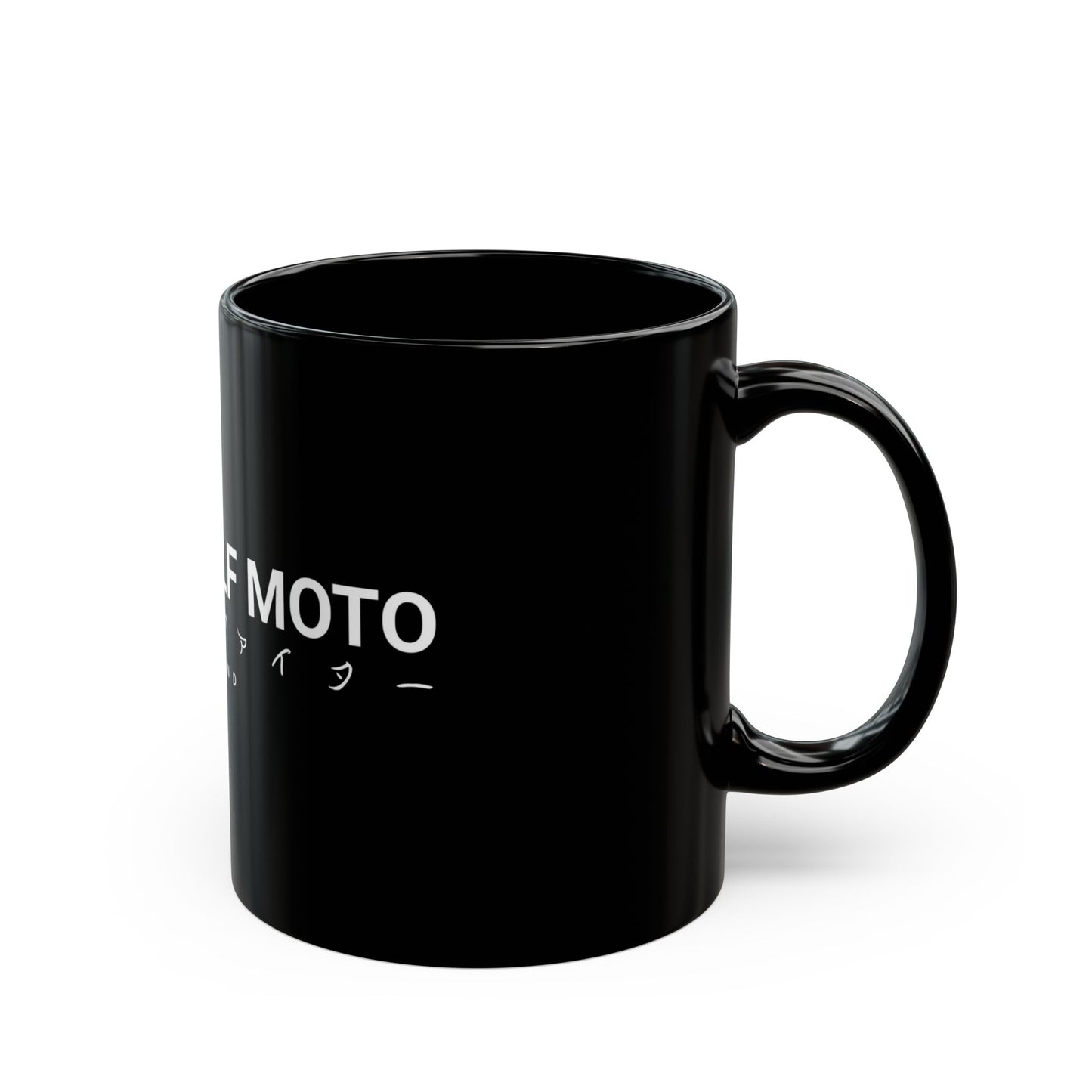 ROAD WOLF MOTO Black Mug 11oz us