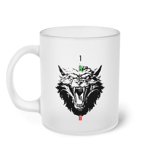 Road Wolf Moto FORZA 1N23456 Frosted Glass Mug 11oz
