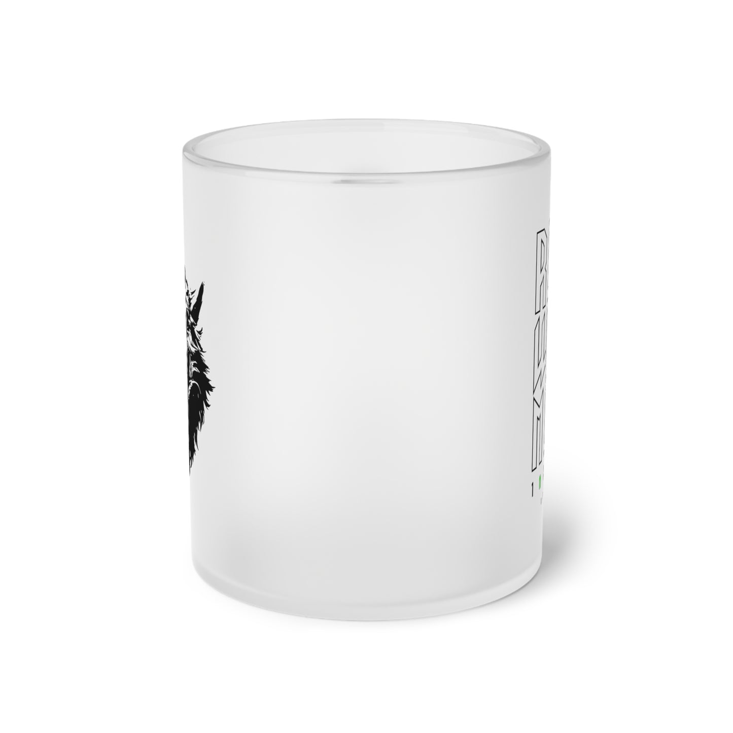 Road Wolf Moto FORZA 1N23456 Frosted Glass Mug 11oz