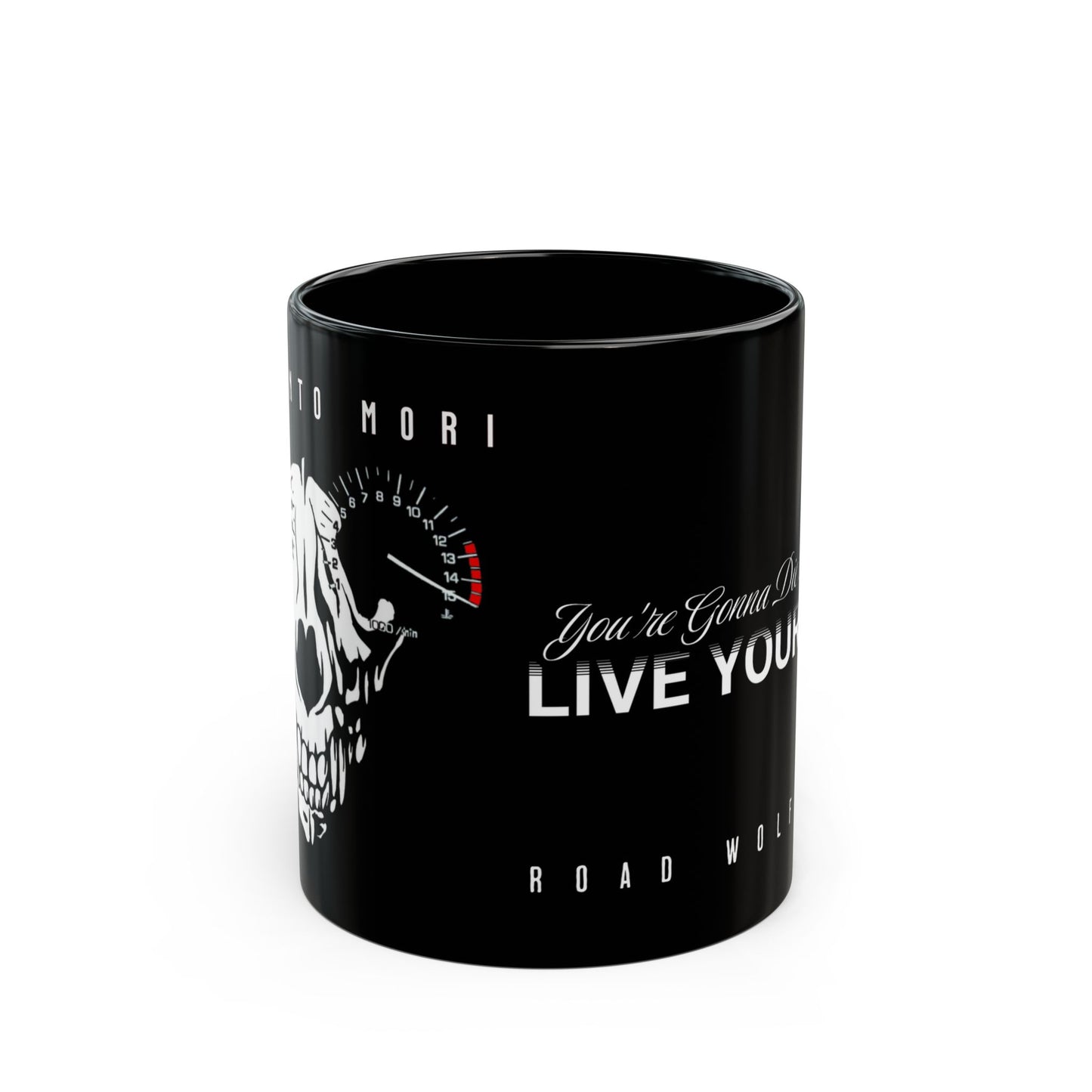 Live Your Life Black Mug 11oz US