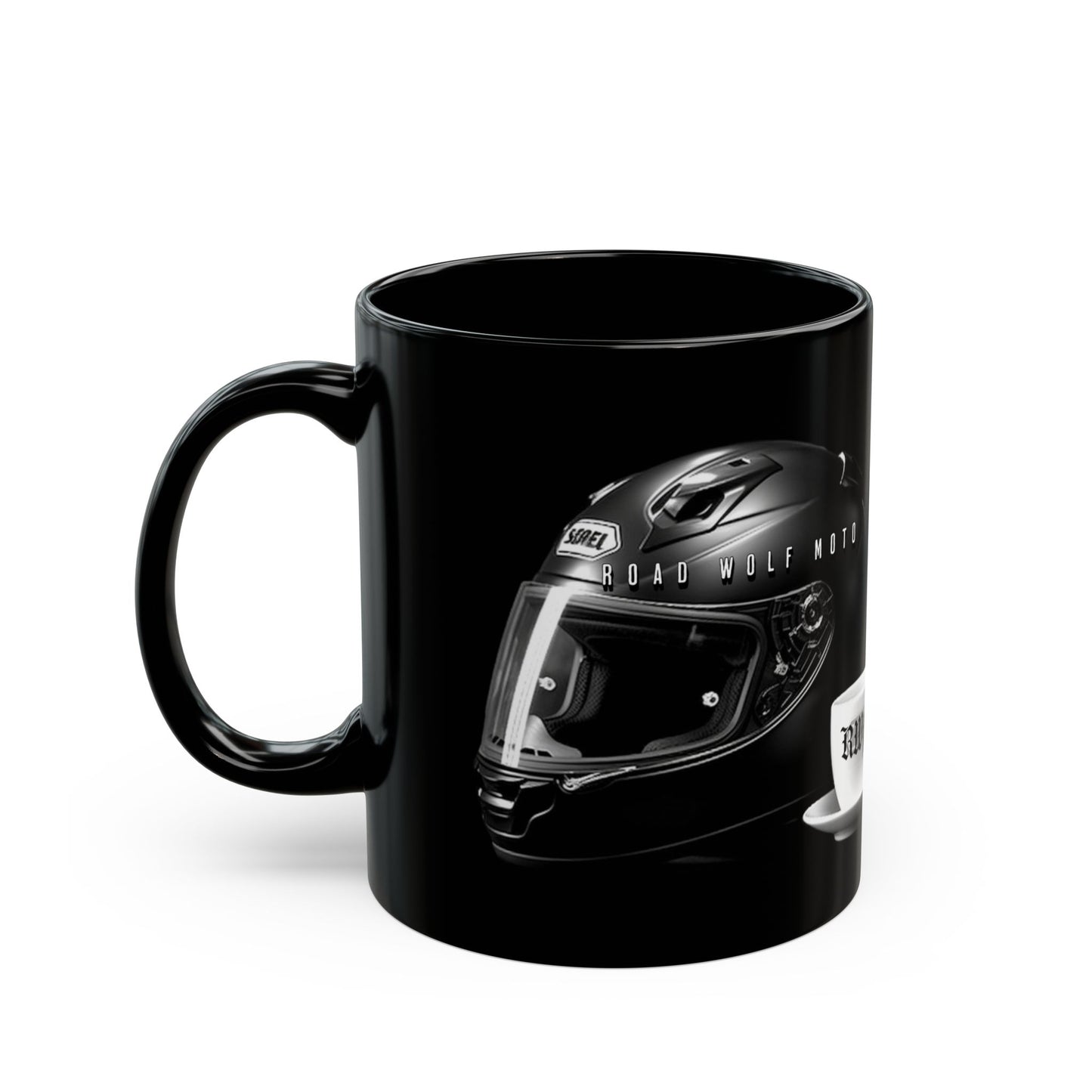 Coffee & Twisties Black Mug 11oz US