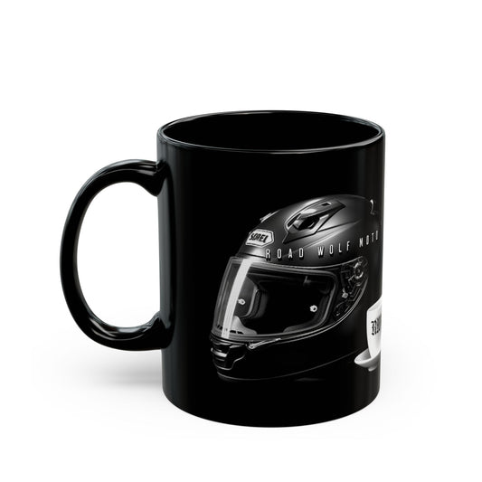 Coffee & Twisties Black Mug 11oz US