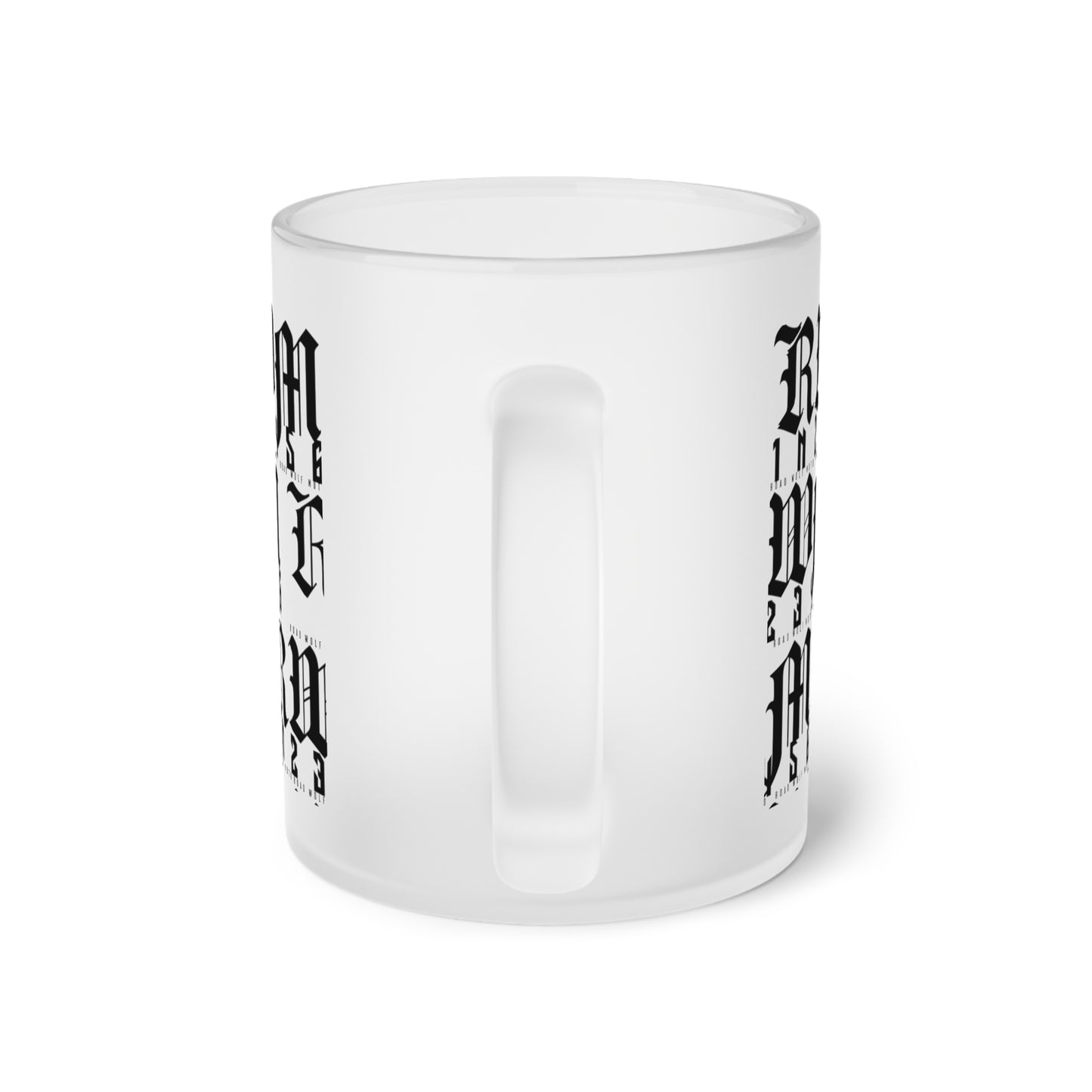 Frosted Glass Mug