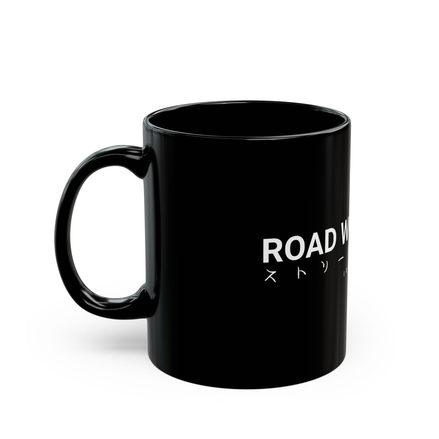 ROAD WOLF MOTO Black Mug 11oz us
