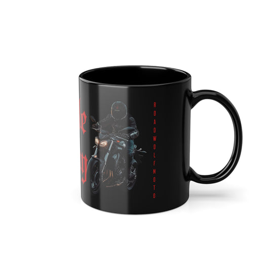 Throttle Therapy Black Mug 11oz