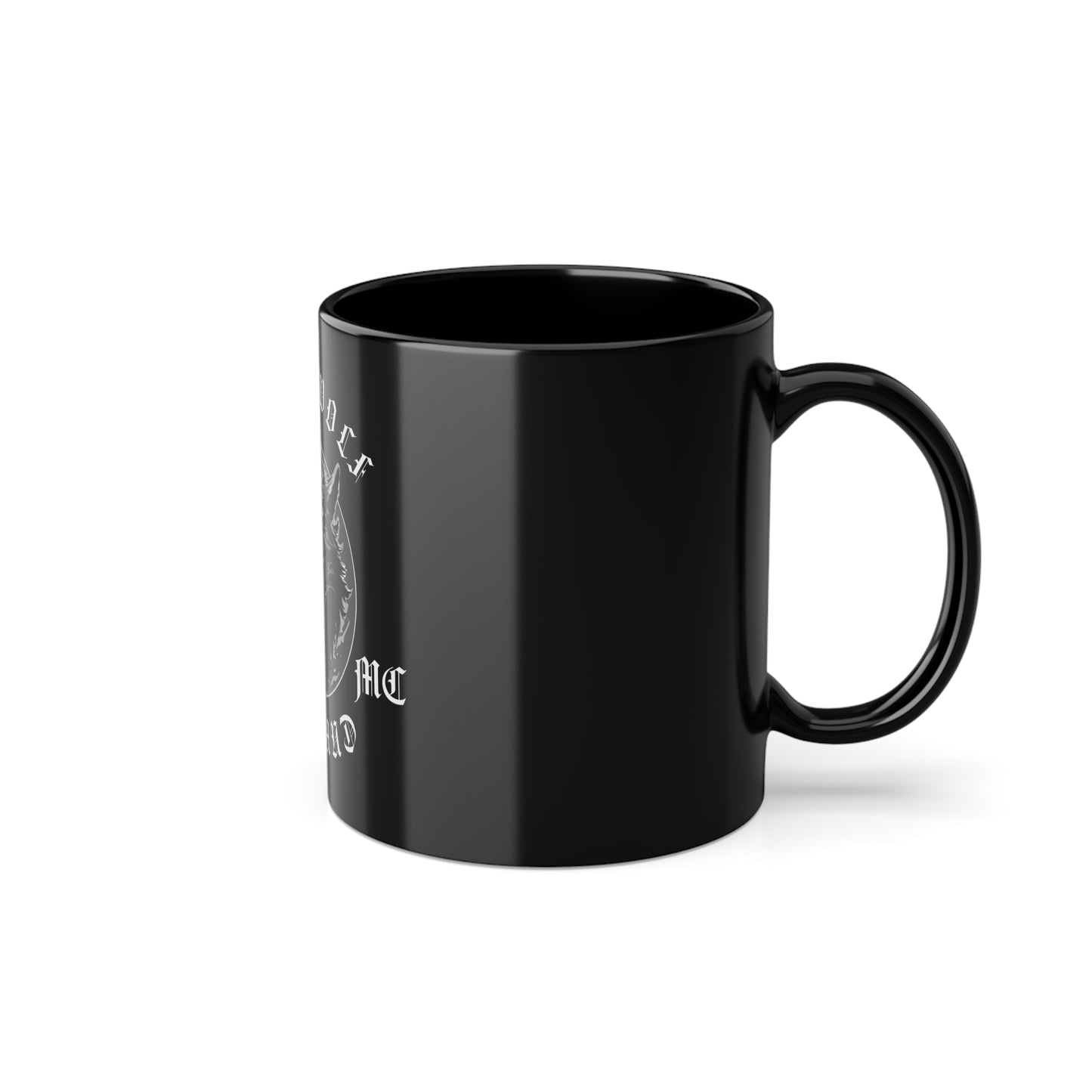 Road Wolf MC Black Mug 11oz