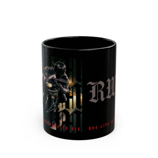 1 Life To Live Black Mug 11oz US